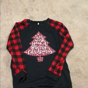 Buffalo plaid Baseball tee custom vinyl shirt
